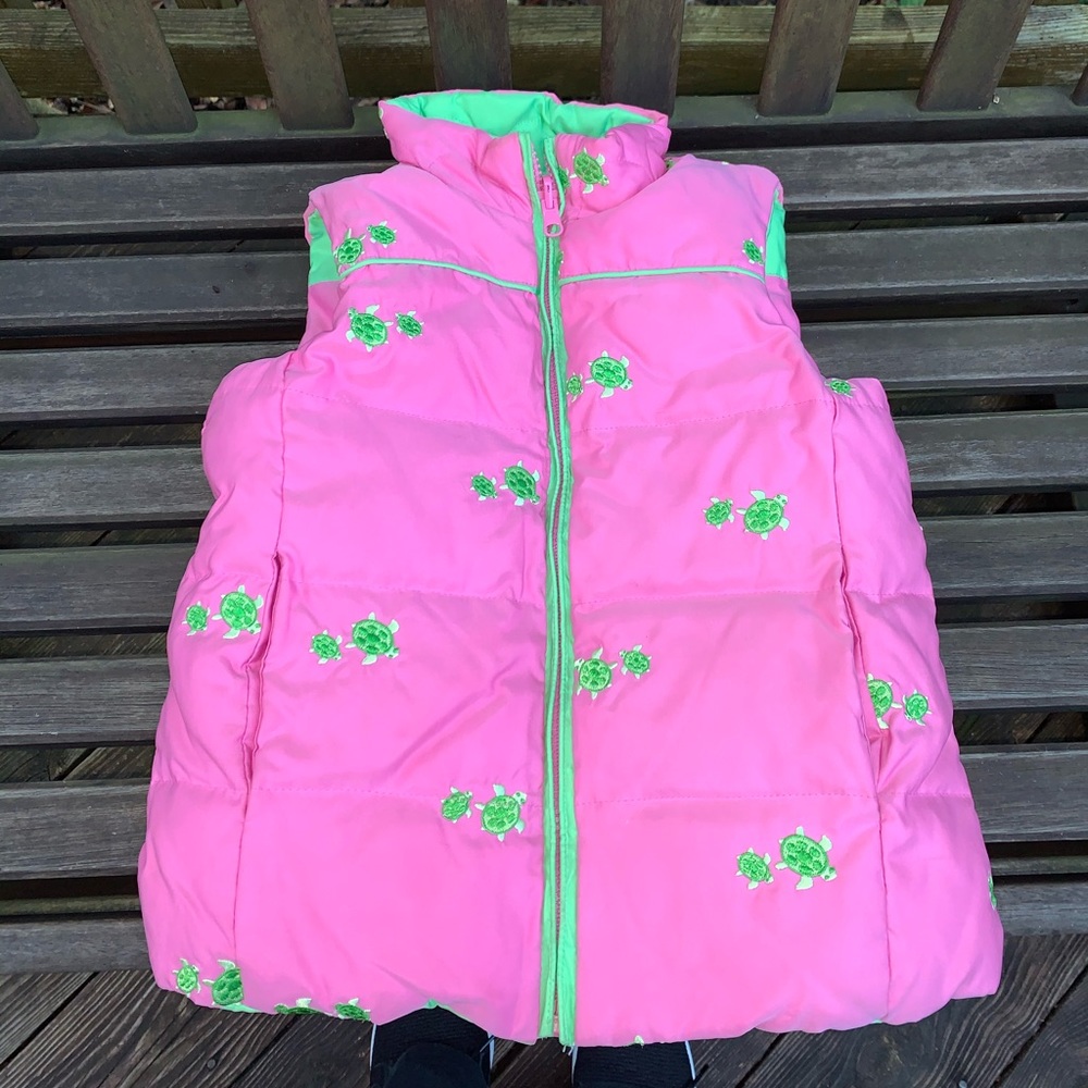 Lilly Pulitzer reversible vest.